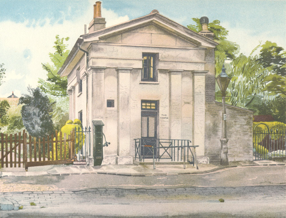 LONDON. The Gardener's Lodge, Edwardes Square, W8. By Phyllis Dimond 1946